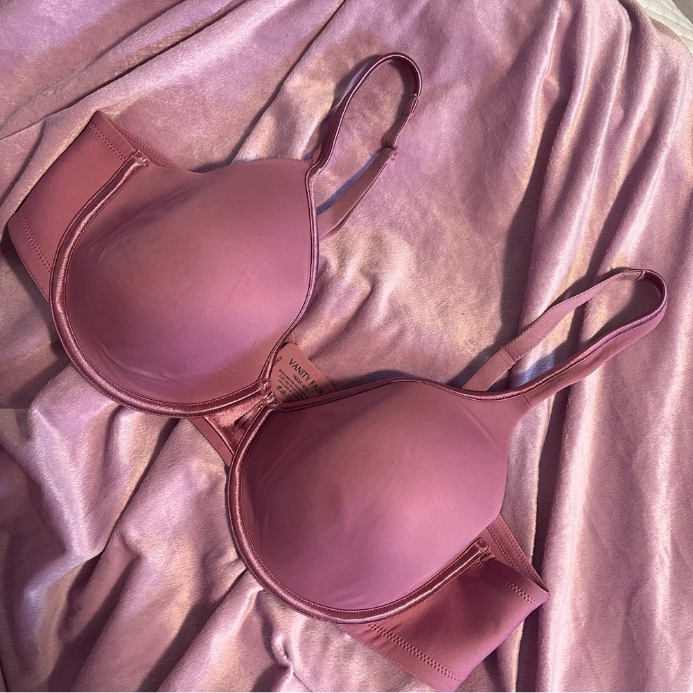 Pink/purple vanity fair bra